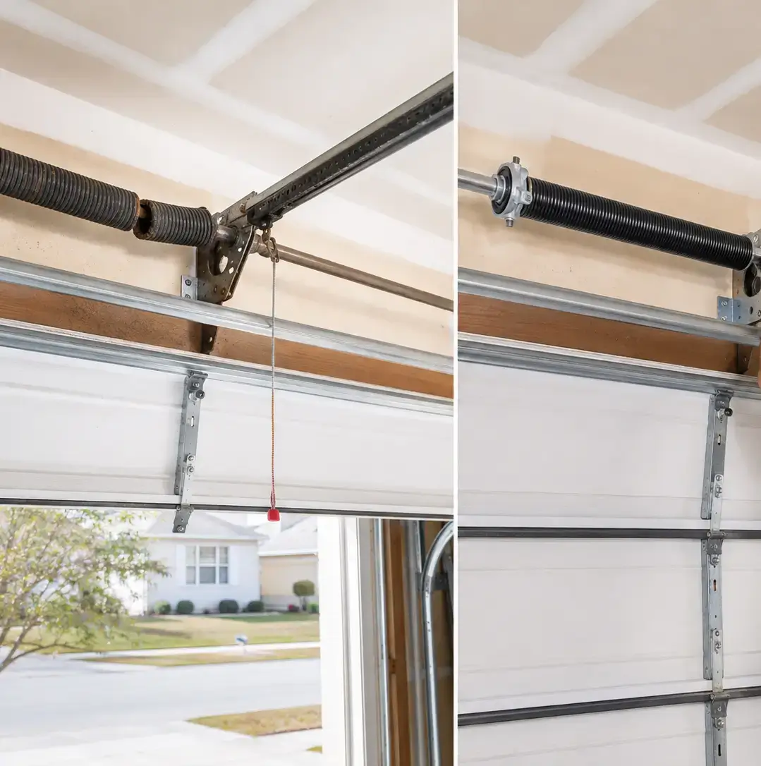 Professional garage door spring repair service in Manvel, Texas
