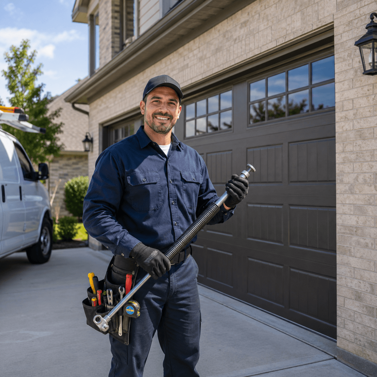 Experienced garage door technician providing professional service in Manvel TX